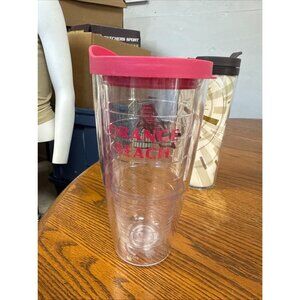 Tervis Orange Beach with embroidered beach chair, 24oz, with lid